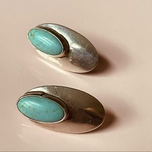Sterling silver and turquoise earrings